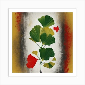 Ginkgo Leaves 7 Art Print