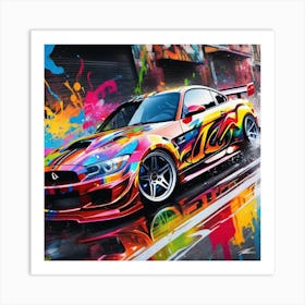 Car Painting 7 Art Print