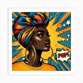 Lulama Pop Art Art Print