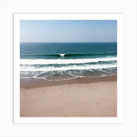 Aerial View Of A Beach 18 Art Print