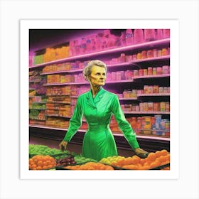 Grocery Shop With Madam Marie #6 Art Print