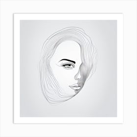 Portrait Of A Woman 5 Art Print