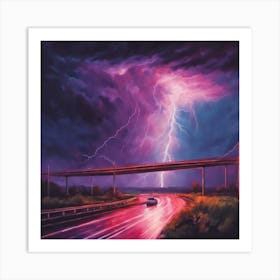 Electric Highway Art Print