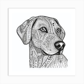 Doodle Dog Art Print