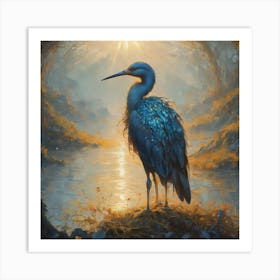 Heron Art Print