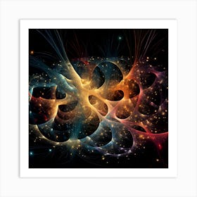 String Theory According To Ai By Csaba Fikker For Ai Art Depot 13 Art Print