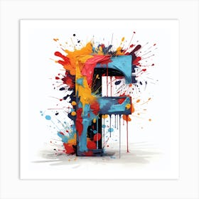 Letter F Art Print