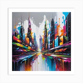 Cityscape 84 Art Print