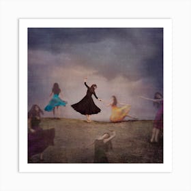 Learning To Dance Again Square Art Print