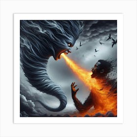 Demon'S Breath Art Print