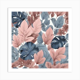 Tropical Leaves Art Print