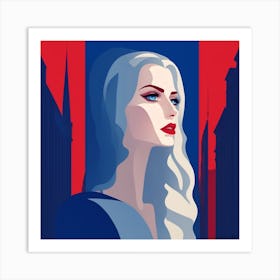 Portrait Of A Woman 7 Art Print