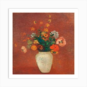 Flowers In A Vase 22 Art Print