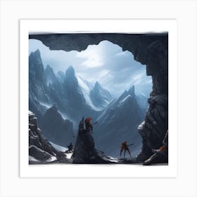 Ice Cave Art Print