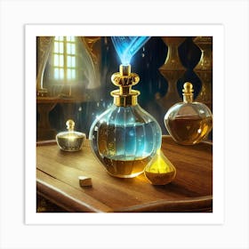 Magic Potion Bottles Art Print