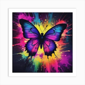 Butterfly Painting 262 Art Print