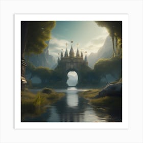 Fantasy Castle 2 Art Print