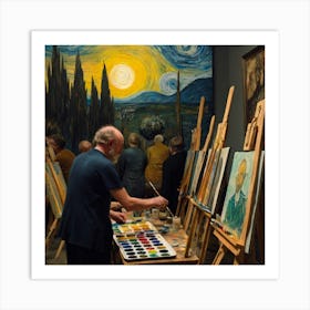 Starry Night 34 Art Print