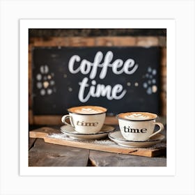 Coffee Time 1 Art Print