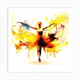 Dance Girl Dance - Ballerina Dancer Art Print