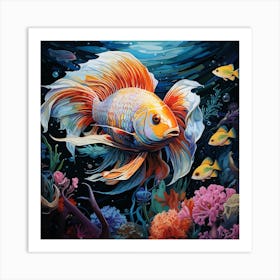 Betta Fish 6 Art Print