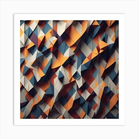 Abstract Geometric Pattern 43 Art Print