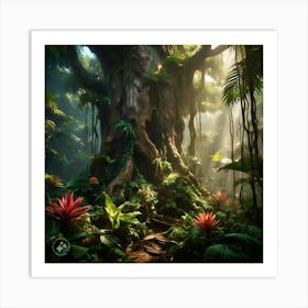 Tree In The Jungle Art Print