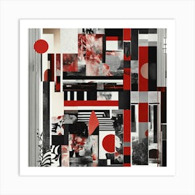 Abstract Black Art Print