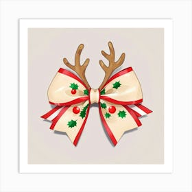 Reindeer Antlers Art Print