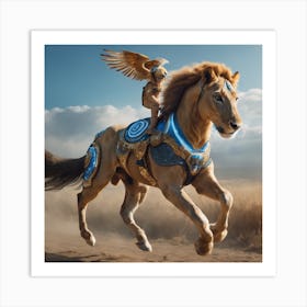 Aphrodite On Horseback Art Print