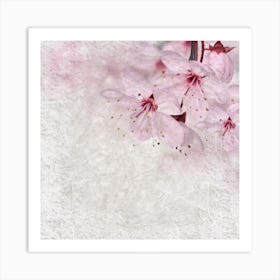 Pink Cherry Blossoms 2 Art Print