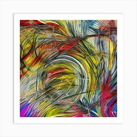 Abstract painting art 18 Art Print