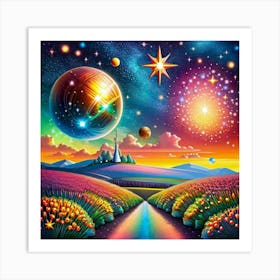 Intergalactic Starshine Art Print