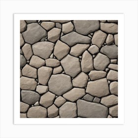 Stone Wall 104 Art Print