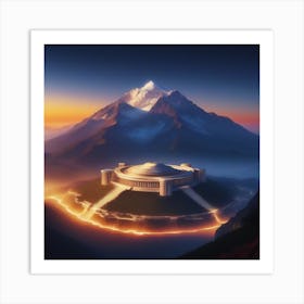 Mount Olympus Art Print