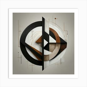 Abstract Piece That Represents Time Art Print