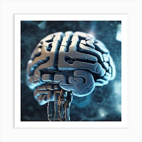 Artificial Brain 42 Art Print