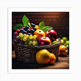 Fruit Basket 4 Art Print