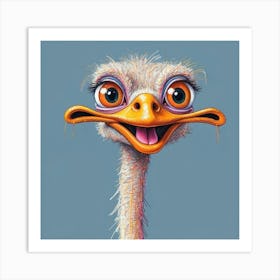 Ostrich 11 Art Print