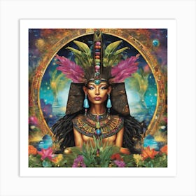 Divine Melanin Goddess777 Art Print