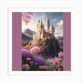Harry Potter Castle Art Print