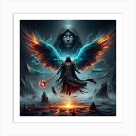 Angel Of Death 3 Art Print