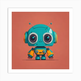 Little Robot 1 Art Print