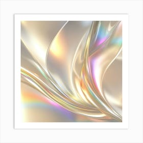 Golden Wave Wall Print Art Print