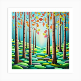 Aspen Forest Art Print