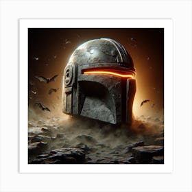 Star Wars Helmet Art Print