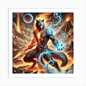 Ronan Ashheart Elemental Fusion Art Print