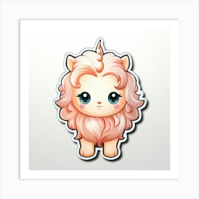 Unicorn Sticker 118 Art Print