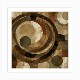 Abstract Circles 30 Art Print