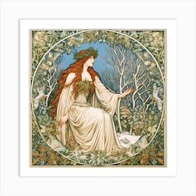 Botanical Goddess Art Print